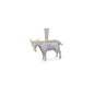 10K 0.72- 0.80CT D-GOAT CHARM