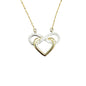 10K 0.10CT D-HEART CHARMS