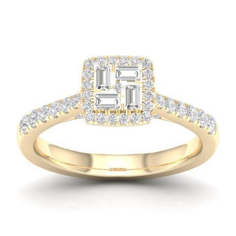 14K 0.50CT D-LADIES RINGS