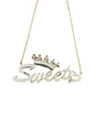 10K 0.10CT D-LADIES CHARMS "SWEET"