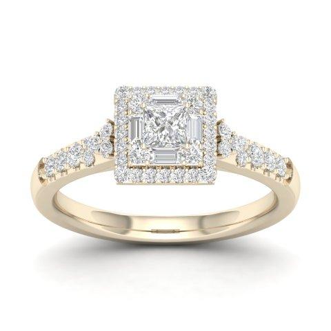 14K 0.50CT D-LADIES RINGS