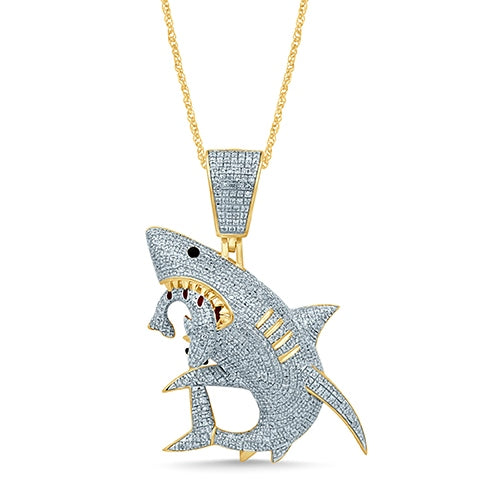 10K 1.48- 1.53CT D-SHARK CHARM