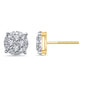 10K 0.48- 0.52CT D-DARK EARRINGS