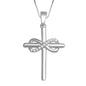 10K 0.04CT D-CROSS CHARM