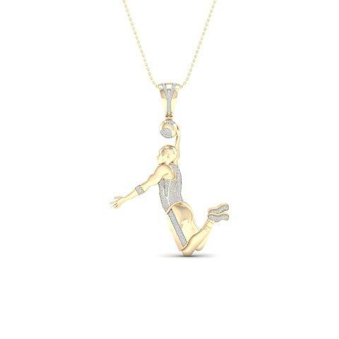 10K 0.33CT D-BASKETBALL PLAYER