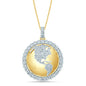 10K 2.84-2.88CT D-WORLD GLOBE