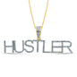 10K 0.27-0.28CT D-"HUSTLER" CHARM