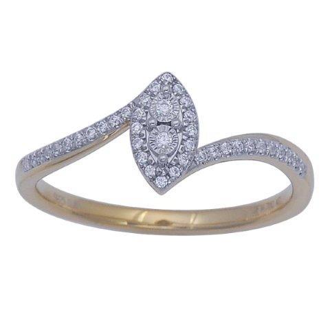 10K 0.12CT D-LADIES RING