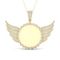 10K 1.00CT D-MEMORY PENDANTS "WINGS"