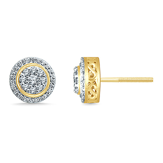 10K 0.38-0.40CT D-EARRINGS