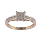 10K 0.10CT D-MICROPAVE RINGS