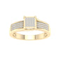 10K 0.18CT D-LADIES MICROPAVE RINGS