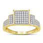 10K 0.25CT D-LADIES MICROPAVE RINGS