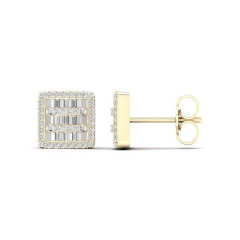 SPL PRICE: 10K 0.33CT D-BAGUETTES EARRING