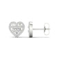 SPL PRICE 10KT 0.33CT D-BAGUETTE EARRINGS "HEART"