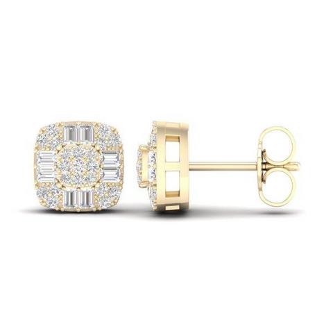 SPL PRICE: 10K 0.33CT D-BAGUETTE EARRINGS