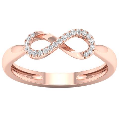 10K 0.05CT D-LADIES RINGS