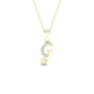 10K 0.04CT D-LADIES INITIAL "G"