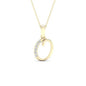 10K 0.04CT D-LADIES INITIAL "O"