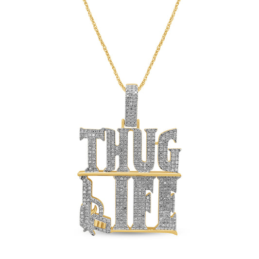 SPL PRICE 10KT 0.90-0.91CT D-CHARM  "THUG LIFE "