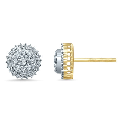 10K 0.38-0.42CT D-EARRINGS