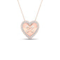 SPL PRICE 10KT 0.10CT D-LADIES PENDANT "HEART"