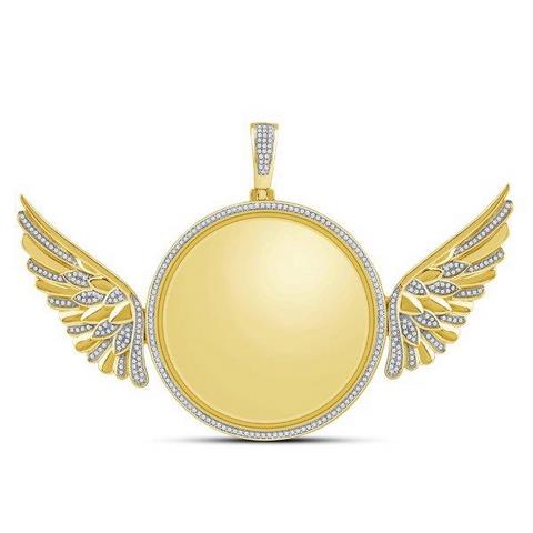 10KT 1.00CT D-MEMORY PENDANTS "WINGS"