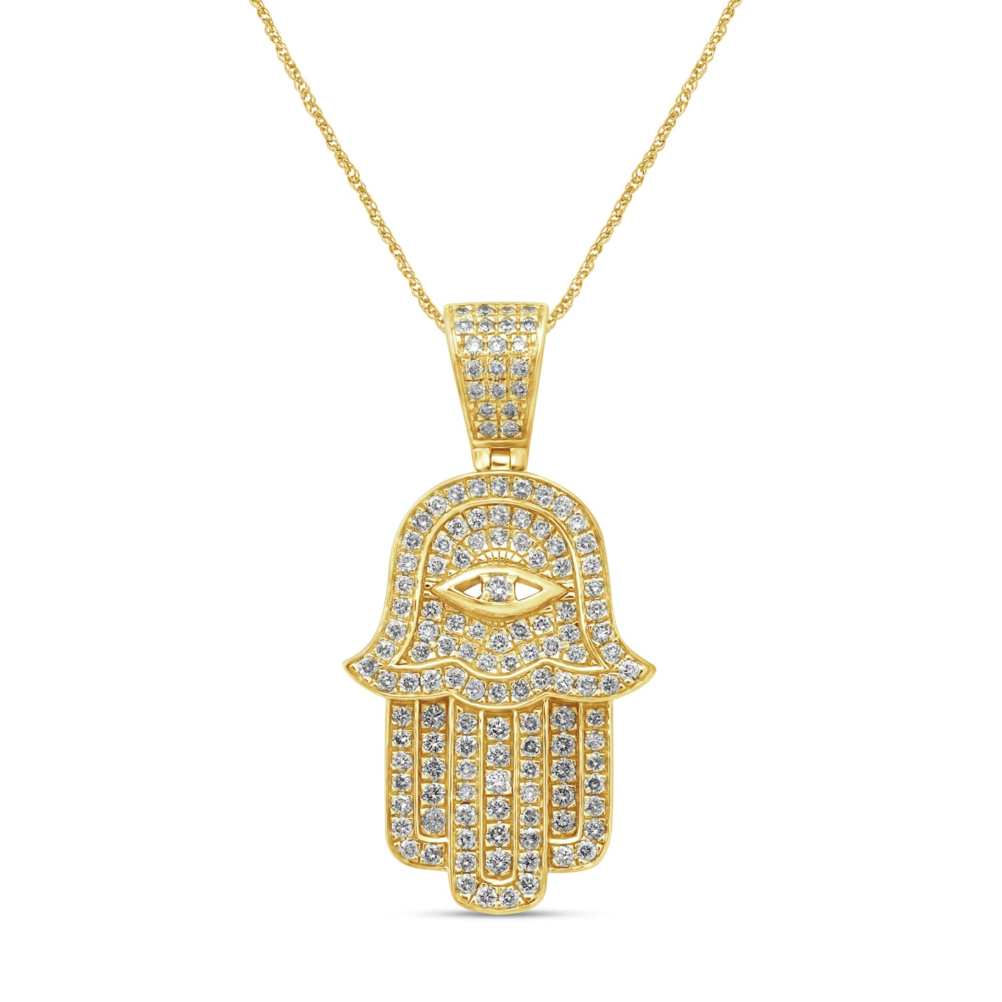 10K 1.60-1.69CT D-HAMSA HAND