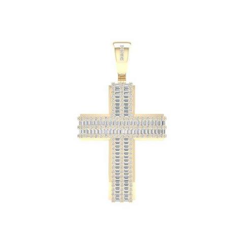 SPL PRICE 10KT 1.50CT D-CHARM "CROSS"