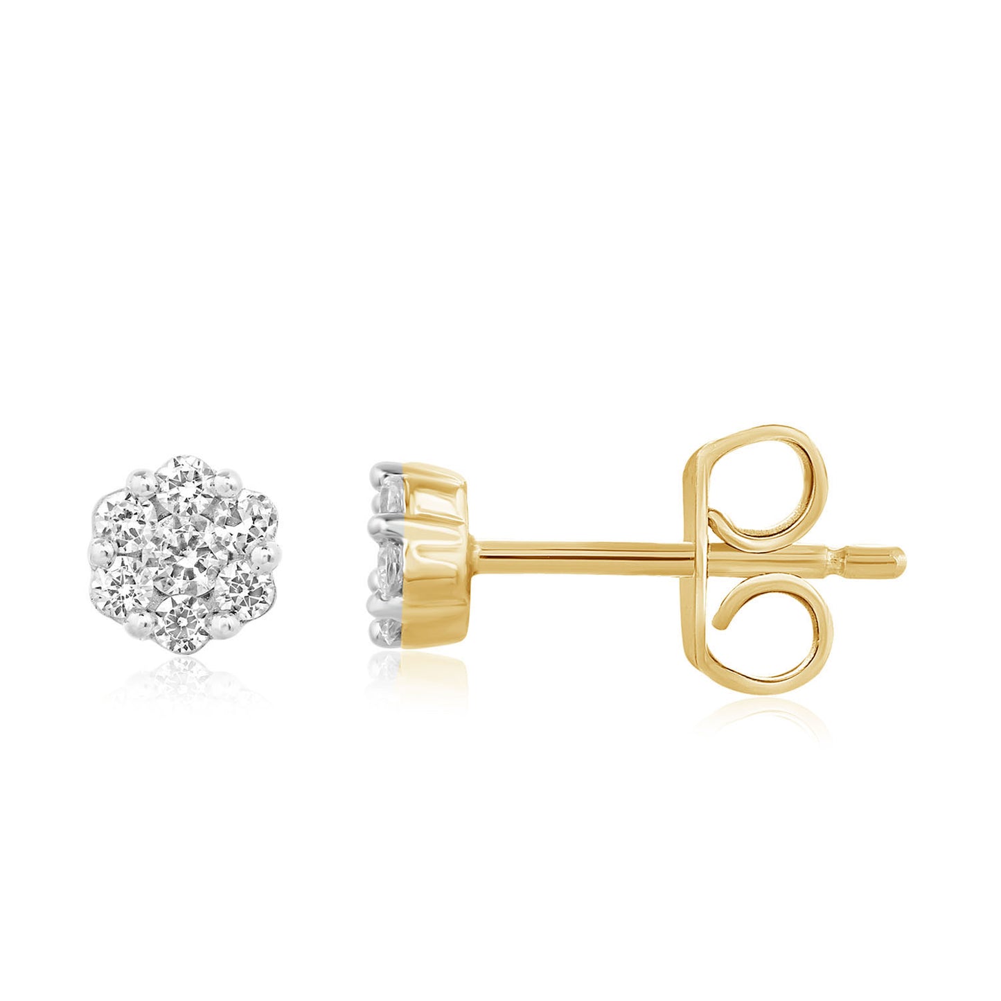 10K 0.20CT D-EARRINGS