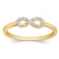 10K 0.03CT D-LADIES RINGS