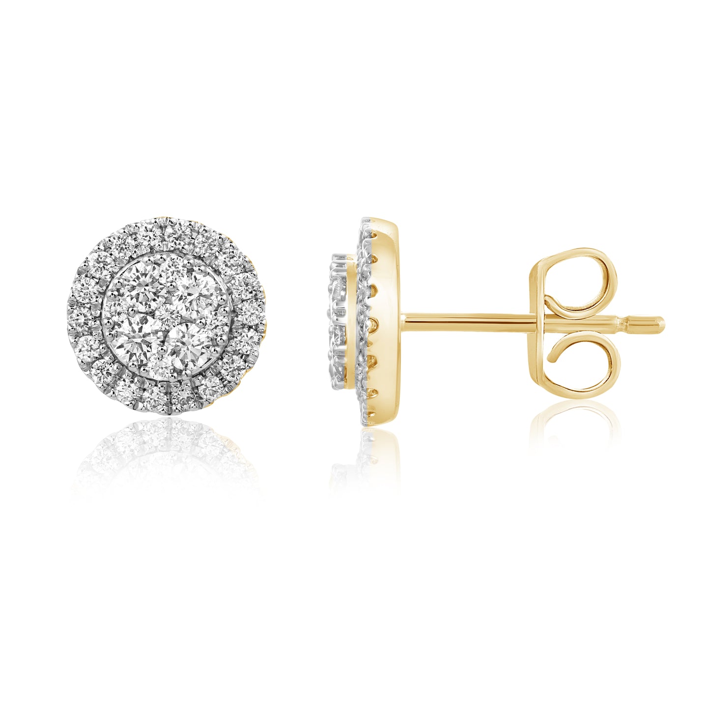 10K 0.46-0.50CT D-EARRINGS