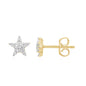 10K 0.20-0.22CT D-EARRINGS "STAR"