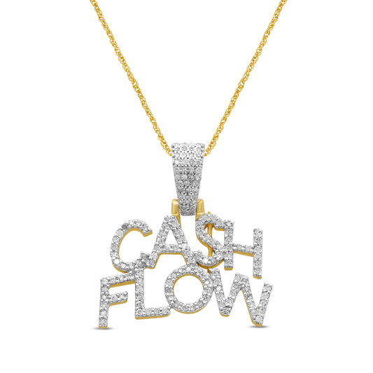 10K 0.42CT D- "CASH FLOW " CHARM