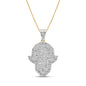 SPL PRICE 10KT 2.14-2.18CT D-CHARM "HAMSA HAND"