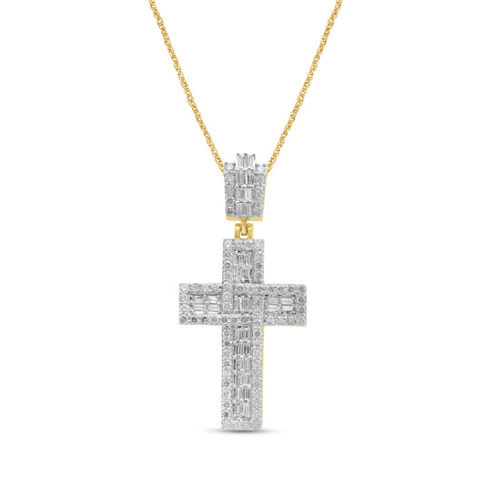 10K 2.45CT D-CHARMS"CROSS"