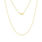 14K Yellow Gold 1.2mm Twisted Diamond-Cut Rolo Chain