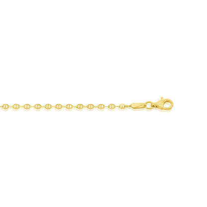 14K Yellow Gold 2mm Marina Chain