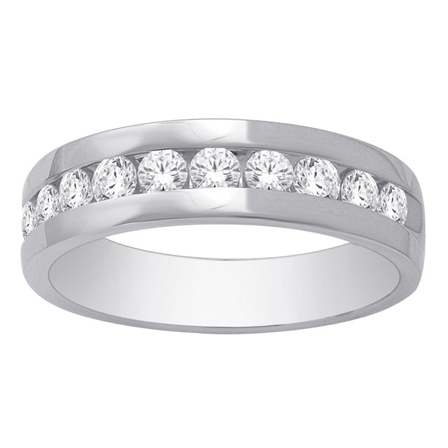 14KT 0.98-1.04CT D-MENS BAND