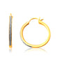 SPL PRICE 10KT 0.15CT D-EARRING "HOOPS"