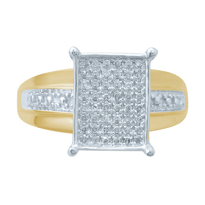 10KT 0.11-0.14CT D-LADIES MICROPAVE RINGS