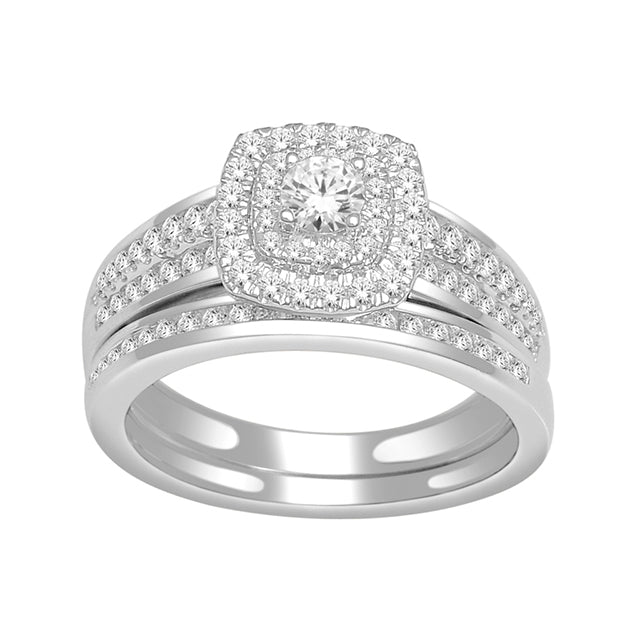 14KT 0.74CT D-LADIES RING (ONE BAND)