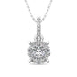 14K White Gold 1/3 Ct.Tw. Diamond Fashion Pendant