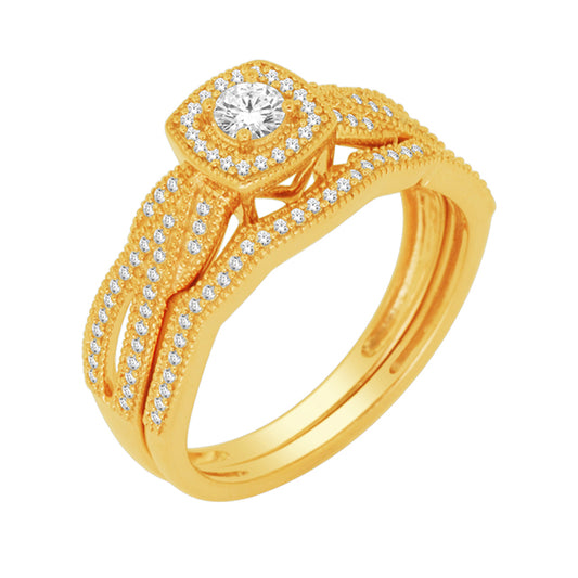 10K 0.40CT D-LADIES RINGS