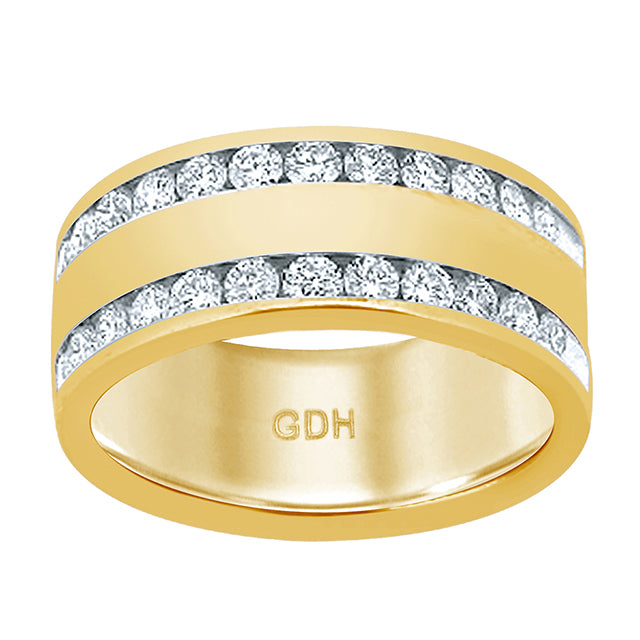 14K 1.48-1.55CT D-MENS BANDS