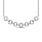 Sterling Silver Diamond Accent Fashion Necklace