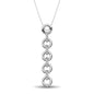 Sterling Silver Diamond Accent Fashion Pendant