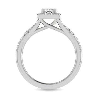 14KT White Gold 1Ct.Tw. Diamond keyani Bridal Ring