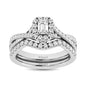 14KT White Gold 1Ct.Tw. Diamond keyani Bridal Ring