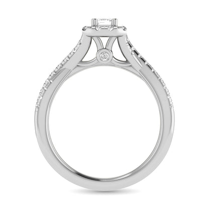 14KT White Gold 1Ct.Tw. Diamond keyani Bridal Ring